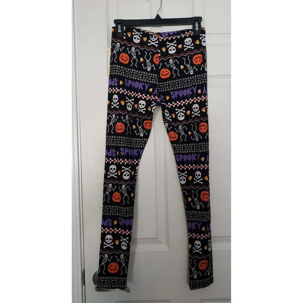 No Comment Cloths‎ Junior Halloween Leggings Size Small